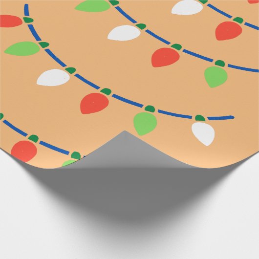 Weihnachts-Light-Wrapper Geschenkpapier (Ecke)