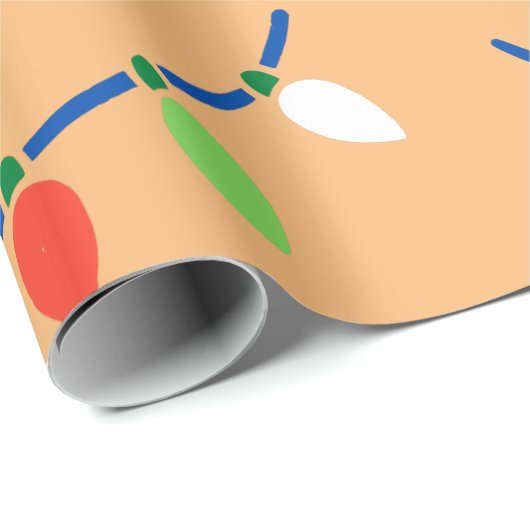 Weihnachts-Light-Wrapper Geschenkpapier (Rolleneckpunkt)