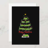 Weihnachts-Lighting Matching Santa Garbage Truck W Einladung (Vorne/Hinten)