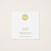 Weihnachts-LIghts-Logo-Werbekarte (Rückseite)