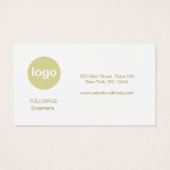 Weihnachts-LIghts-Logo-Werbekarte (Rückseite)