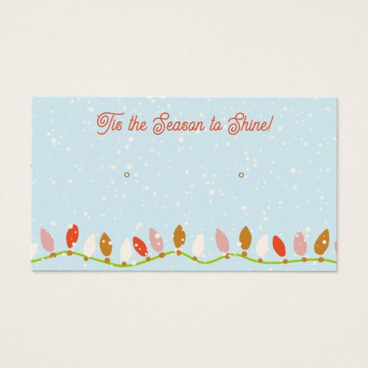 Weihnachts-LIghts-Logo-Werbekarte (Vorderseite)