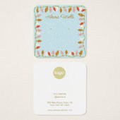 Weihnachts-LIghts-Logo-Werbekarte (Vorne & Hinten)