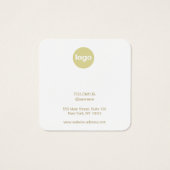 Weihnachts-LIghts-Logo-Werbekarte (Rückseite)