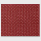 Weihnachts-Linienkunst-Wrap-Papierrolle Geschenkpapier (Flach)