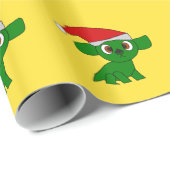 Weihnachts-Little-Drachenpapier Geschenkpapier (Rolleneckpunkt)