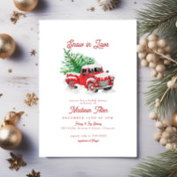 Weihnachts-Little-Truck-Brautparty