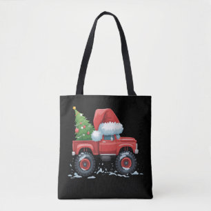 Weihnachts-LKW-Baum Weihnachten Lustiger Feiertag  Tasche