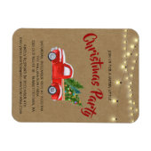Weihnachts-LKW ein fröhliches Weihnachtsfest im Pa Magnet (Horizontal)