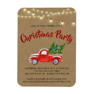 Weihnachts-LKW ein fröhliches Weihnachtsfest im Pa Magnet