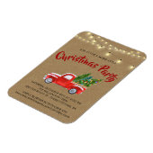 Weihnachts-LKW ein fröhliches Weihnachtsfest im Pa Magnet (Linke Seite)