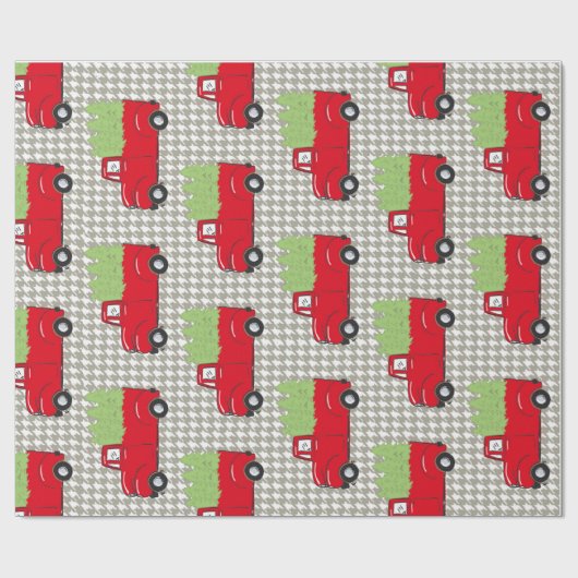 Weihnachts-LKW-Packpapier Geschenkpapier (Flach)