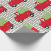 Weihnachts-LKW-Packpapier Geschenkpapier (Ecke)
