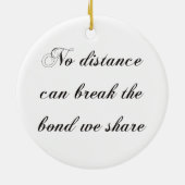 Weihnachts-Lkw-Route Urlaub Fahren Festivals Jour Keramik Ornament (Hinten)