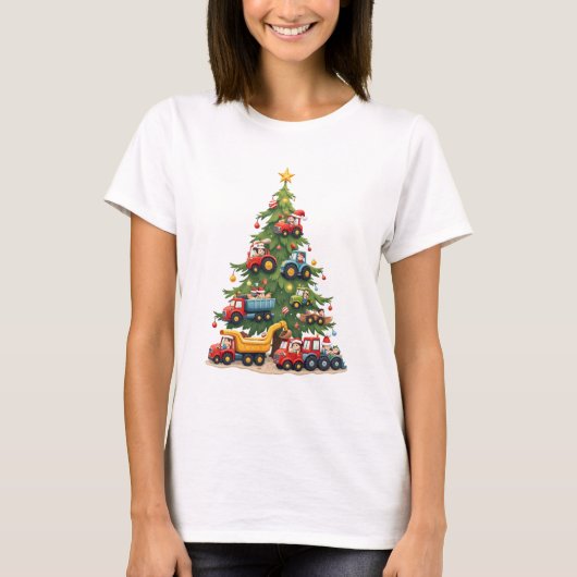 Weihnachts-Lkw T-Shirt (Vorderseite)