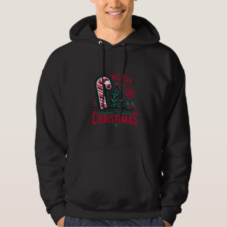 Weihnachts-Logo: Feiern mit Candy Cane und Ch Hoodie