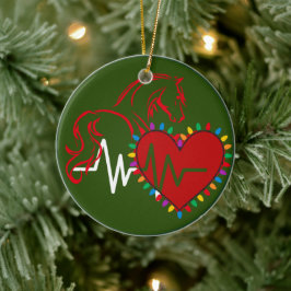Weihnachts-Logo Keramik-Ornament Keramik Ornament