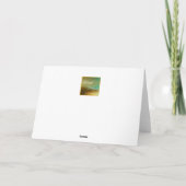 Weihnachts-Lovebirds-Urlaubskarte Feiertagskarte (Rückseite)