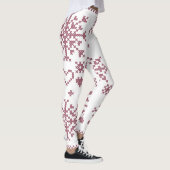Weihnachts-Lover-Muster Sampler-Design Leggings (Rechts)