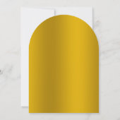 Weihnachts-Luau-Starfish Gold-Arschdesign Einladung (Rückseite)