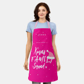 Weihnachts-lustige Familienkruppe Weihnachtsmannmü Schürze (Getragen)