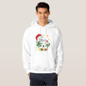 Weihnachts-lustiges Zitat Hoodie (Vorne ganz)