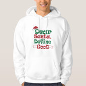 Weihnachts-lustiges Zitat Hoodie (Vorderseite)