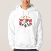 Weihnachts-lustiges Zitat Hoodie (Vorderseite)