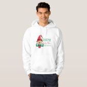 Weihnachts-lustiges Zitat Hoodie (Vorne ganz)