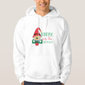 Weihnachts-lustiges Zitat Hoodie (Vorderseite)
