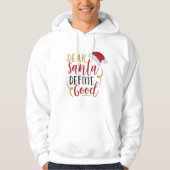 Weihnachts-lustiges Zitat Hoodie (Vorderseite)