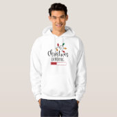 Weihnachts-lustiges Zitat Hoodie (Vorne ganz)