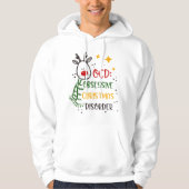 Weihnachts-lustiges Zitat Hoodie (Vorderseite)
