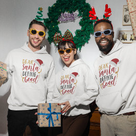 Weihnachts-lustiges Zitat Hoodie