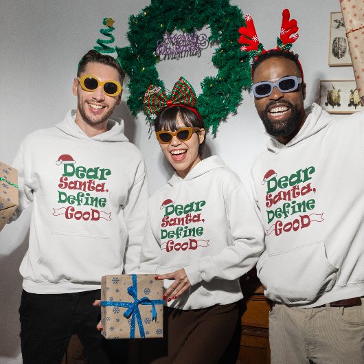 Weihnachts-lustiges Zitat Hoodie