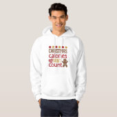Weihnachts-lustiges Zitat Hoodie (Vorne ganz)