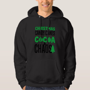 Weihnachts-Lutscher-Kakao-Chaos-Design Hoodie