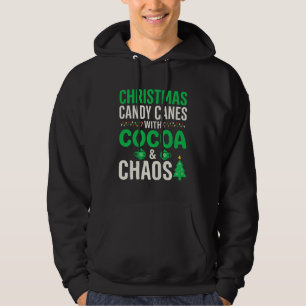 Weihnachts-Lutscher-Kakao-Chaos-Feiertag Hoodie