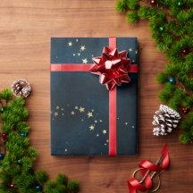 Weihnachts-Luxus goldene Sterne Blau