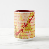 Weihnachts Luxus Weihnachtsbäume Festlich Tasse (Zentrum)