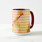 Weihnachts Luxus Weihnachtsbäume Festlich Tasse (VorderseiteRechts)
