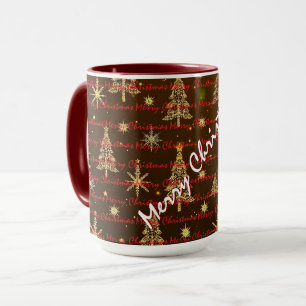 Weihnachts Luxus Weihnachtsbäume Festlich Tasse