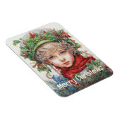 Weihnachts Mädchen Custom 11 von 25 Magnet (Rechte Seite)