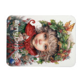 Weihnachts Mädchen Custom 12 von 25 Magnet (Horizontal)