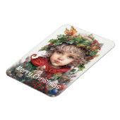 Weihnachts Mädchen Custom 12 von 25 Magnet (Linke Seite)