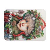 Weihnachts Mädchen Custom 14 von 25 Magnet (Horizontal)