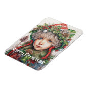 Weihnachts Mädchen Custom 14 von 25 Magnet (Linke Seite)