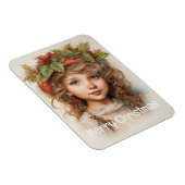 Weihnachts Mädchen Custom 15 von 25 Magnet (Rechte Seite)