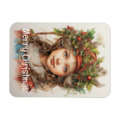 Weihnachts Mädchen Custom 18 von 25 Magnet (Horizontal)