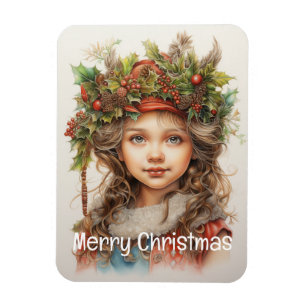 Weihnachts Mädchen Custom 18 von 25 Magnet
